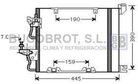 Condensador 62-OL5368 - CONDENSADOR OPEL ASTRA 1.3 TDI