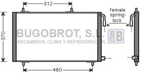 Condensador 62-PE5257 - CONDENSADOR PEUGEOT 206