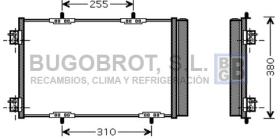 Condensador 62-PE5291 - CONDENSADOR CITROEN/PEUGEOT  (6455EK)