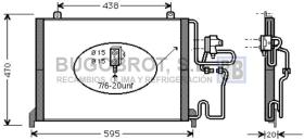 Condensador 62-RT5144 - CONDENSADOR RENAULT SAFRANE 92-95