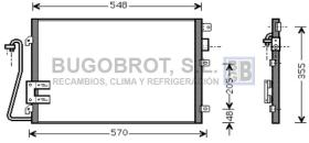 Condensador 62-RT5275 - CONDENSADOR REANULT CLIO / KANGOO
