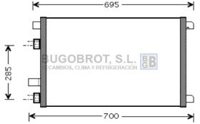 Condensador 62-RT5305 - CONDENSADOR RENAULT MEGANE II  1,9 DCI  '03
