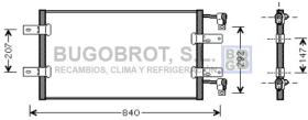Condensador 62-RT5314 - CONDENSADOR REANULT TRAFIC / NISSAN PRIMASTAR