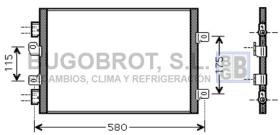 Condensador 62-RT5341 - CONDENSADOR RENAULT KANGOO I