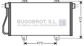 Condensador 62-RT5352 - CONDENSADOR RENAULT MASTER II 2.8 DT