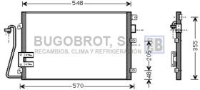 Condensador 62-RT5376 - CONDENSADOR DACIA LOGAN/SANDERO