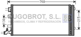 Condensador 62-RT5449 - CONDENSADOR RENAULT FLUENCE (921000005R)