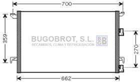 Condensador 62-SB5060 - CONDENSADOR SAAB 9-3 SPORT