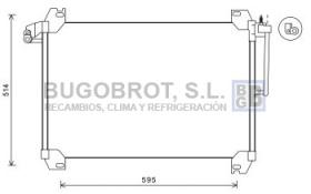 Condensador 62-SB5074 - CONDENSADOR SAAB SERIE 9000 (52495585)