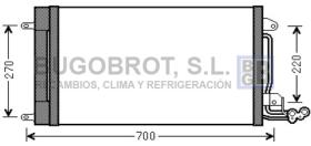 Condensador 62-ST5038 - CONDENSADOR IBIZA IV, POLO, FABIA
