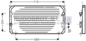 Condensador 62-TO5190 - CONDENSADOR TOYOTA COROLLA (8846012460)