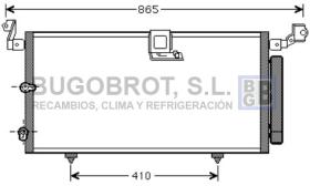 Condensador 62-TO5384 - CONDENSADOR LEXUS RX300 24V