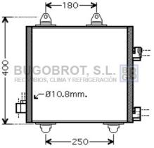 Condensador 62-TO5414 - CONDENSADOR TOYOTA AYGO (884500H010)