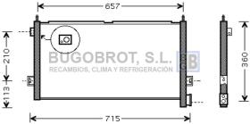 Condensador 62-VL5027 - CONDENSADOR VOLVO LKW-FH (2515136)