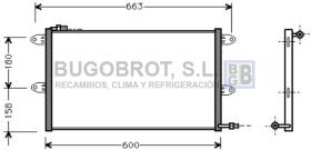 Condensador 62-VW5144 - CONDENSADOR SEAT IBIZA-CORDOBA II