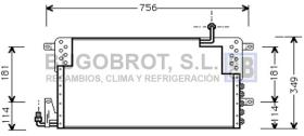 Condensador 62-VW5161 - CONDENSADOR VOLKSWAGEN PASSAT IV