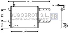 Condensador 62-VW5178 - CONDENSADOR SEAT AROSA/LUPO/POLO/FABIA