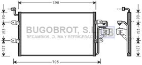 Condensador 62-VW5181 - CONDENSADOR SEAT CORDOBA / IBIZA III