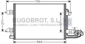 Condensador 62-VW5211 - CONDENSADOR VOLKSWAGEN TOURAN/CADDY