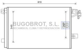 Condensador 62-VW5328 - CONDENSADOR VOLKSWAGEN TRANSPORTER T5