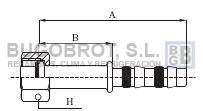 Racor 65-22459 - RACOR TUB. FRIGOSTAR 5/8" X 10 RECTO H-ORING