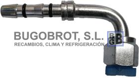 Racor 68-22453 - RACOR TUB. MAFLOW 5/16" X 6 90º  H.ORS PLANO