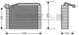 Evaporador 70-AIV142 - BATERIA EVAPORADORA AUDI A4