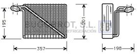 Evaporador 70-AIV148 - BATERIA EVAPORADORA PARA VW. PASSAT V