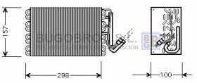 Evaporador 70-BWV308 - EVAPORADOR BMW Z3 SERIE E36 64518398840