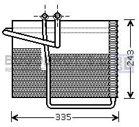 Evaporador 70-CRV042 - BATERIA EVAPORADORA CHRYSLER VOYAGER
