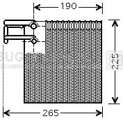 Evaporador 70-DNV257 - BATERIA EVAPORADORA NISSAN MICRA K12E  (27280AX360)