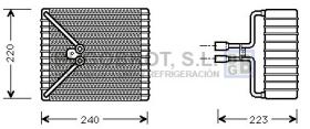 Evaporador 70-FDV273 - BATERIA EVAPORADORA FORD MONDEO I-II