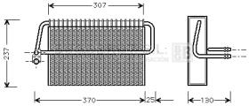 Evaporador 70-MSV272 - BATERIA EVAPORADORA MB W210