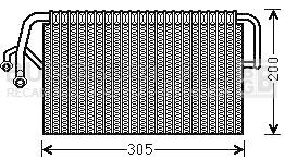 Evaporador 70-MSV486 - BATERIA EVAPORADORA MB. E- CLASS - E 200 KOMPRESSOR-