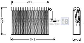Evaporador 70-OLV171 - BATERIA EVAPORADORA OPEL CORSA B (1618092)
