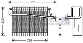 Evaporador 70-PEV039 - BATERIA EVAPORADORA PEUGEOT 306