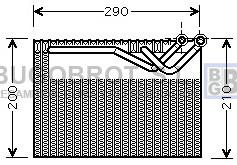 Evaporador 70-PEV278 - BATERIA EVAPORADORA PEUGEOT 406
