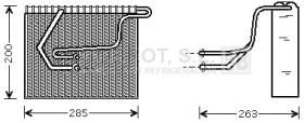 Evaporador 70-RTV100 - BATERIA EVAPORADORA RENAULT MEGANE