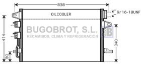 Condensador 62-CR5088 - CONDENSADOR CHRYSLER PETROL / JEEP VOYAGER (730-455-20)