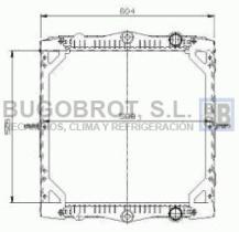 Radiadores 40-DF0006 - RADIADOR DAF LF45 / 150 / 160