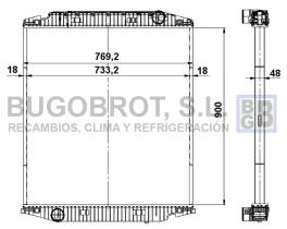 Radiadores 40-IV0004 - RADIADOR IVECO EUROSTAR / EUROTECH MP