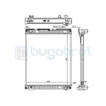 Radiadores 40-MN0010 - RADIADOR MAN TGM / TGL
