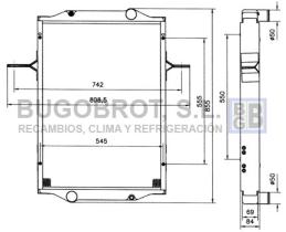 Radiadores 40-RE0003 - RADIADOR RENAULT MIDLINER M210