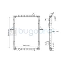 Radiadores 40-RE0007B - RADIADOR RENAULT KERAX
