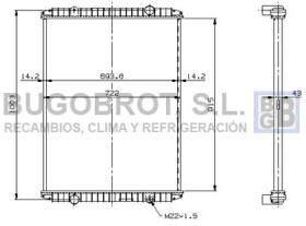 Radiadores 40-RE0009 - RADIADOR RENAULT PREMIUM ROUTE 385