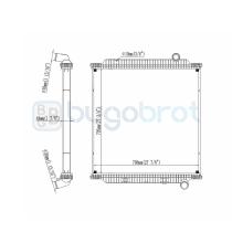 Radiadores 40-VO0001 - RADIADOR VOLVO CAMIÓN FE 240 / 280 / 320