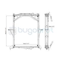 Radiadores 40-VO0003B - RADIADOR VOLVO CAMIÓN FH12
