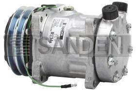 Compresor estándar 50-4743 - COMP. SANDEN SD7H15 A2 125MM. 24V VERTICAL ROTALOCK