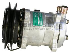 Compresor estándar 50-6673 - COMP. SANDEN SD5H14 C1 159MM. 12V VERTICAL ORING