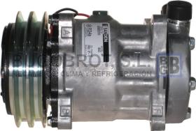 Compresor estándar 50-9005 - COMP. SANDEN SD508 A2 132MM. 12V VERTICAL ROTALOCK